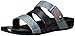 FitFlop Women's Gladdie Slide Gladiator Sandal, Supernavy Shimmer, 7 M US