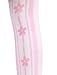 Hugme Womens sweet pink flowers stripped print lolita thigh-high stockings