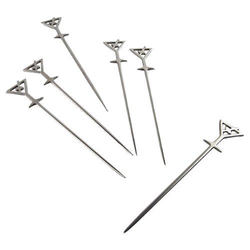 ProdyneStainless Steel Martini Picks, Set of 6 (2 Pack)