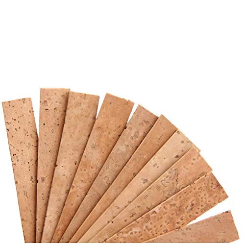 Tcplyn Premium Quality 10x Bb Clarinet Neck Joint Cork Sheet Natural Cork Clarinet Parts 81112mm - Thumbnail 4