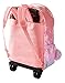 Justice Kids Rolling Backpack for Girls - Cute Unicorn Backpack with Wheels in Pink Ombre Sequin Finish and Shaky Panel - for School and Travel