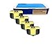 Inkjetcorner 4 Pack Yellow Remanufactured Ink Cartridge for HP No. 02Y C8773WN HP Photosmart 3110 3210 3210v 3210xi 3310 3310xi C5180 C6180 C6280 C7180 C7280 C8180 D7260 D7160 D7360 D7460 8250