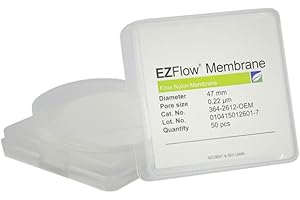 Foxx Life Sciences 364-2612-OEM EZFlow Membrane Disc Filter, Nylon, 47 mm Diameter, .2 µm Pore Size (Pack of 50)