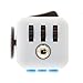 Official Stress Cube (5 Colors) by TheStressCube.com - A Fidget Cube for Adults and Children with Anxiety, Stress, ADD & ADHD (Blue Moon (White/Blue))
