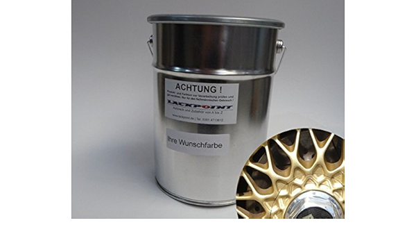 1 litros de agua barniz spritzfe rtig RAL 1036 perlado oro ...