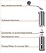 Manual Coffee Grinder with Ceramic Burr by Cozyna, Coffee Bean Grinder, Stainless Steel - Aeropress Compatible - Original