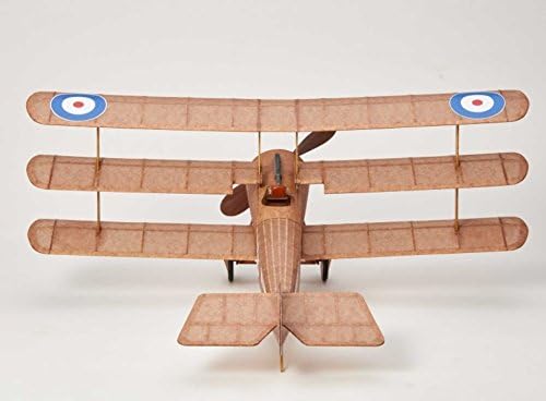 F&G Supplies WW1 Sopwith Tri-plane complete model rubber-powered balsa wood aircraft plane kit that really flies in a lovely presentation box - Image 5