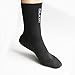 Neoprene Water Fin Sock Diving Wetsuits Sock 3MM for Women Men, Thermal Beach Sock Anti Slip Flexible for Snorkeling Surfing Kayaking Swimming Sailing (3MM black, S)