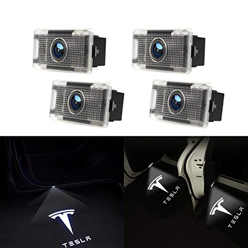 4 PCS Car Door Light Logo For A-di,LED Projector Light, Car Door Led Projector Light Car Door Led Welcome Light Hd Ghost Shadow Lightghost Shadow Light For A Di All Series