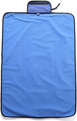 Waterproof Portable Roll in Pet Blanket , Travel Dog Mat Warm Blanket,Picnic Beach Fleece Bed Mat for Outdoor Travel for Pet or People