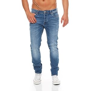 JACK & JONES Male Slim/Straight Fit Jeans Tim Original AGI 005