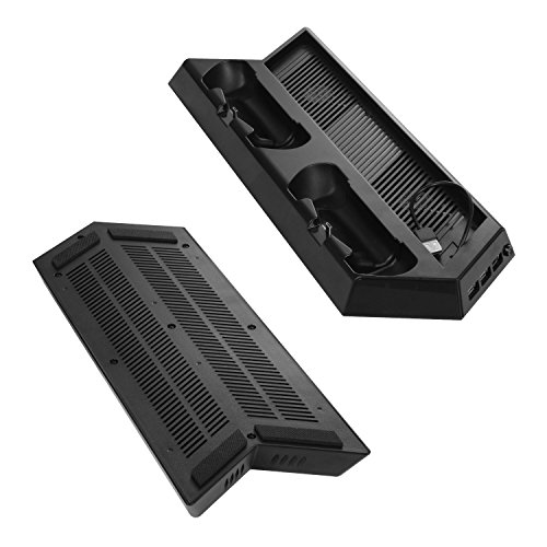 Younik-VG-09-PS4-Pro-Vertical-Stand-Cooling-Fan-with-Dualshock-Controller-Charging-Station-3-Port-USB-Hub-for-PlayStation-4-Pro