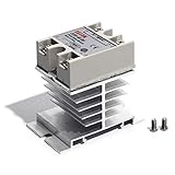 Solid State Relay and Heat Sink SSR 40amp 40DA 3-32V DC / 24-380V AC