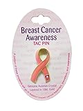 Breast Cancer Awareness Pink Ribbon Tac Pin