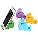 Plinrise Animal Desk Phone Stand, Update Dinosaur Stripe Silicone Office Phone Holder, Creative Phone Tablet Stand Mounts, Size:1.3