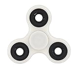 NEWBEA Hand Spinner Tri-Spinner Fidget Spinner Toy Stress Reducer (Three wings white)