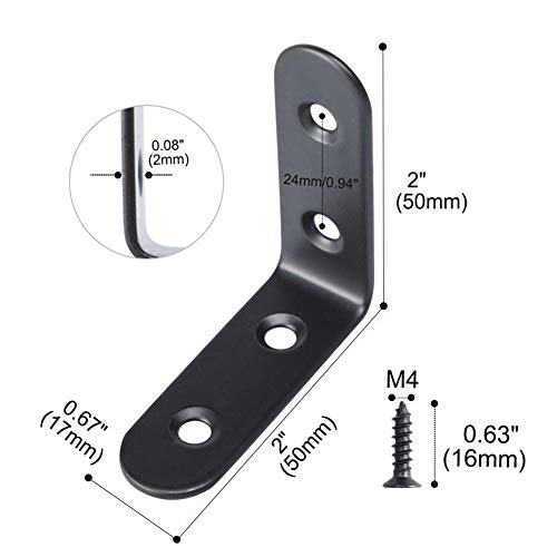 2 Stainless+Bracket+Fastener+Shelves+Furniture