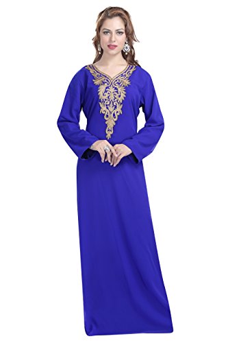 Simple Elegant Evening Wear Kaftan Dress For Saudi Arabian Women 6058A