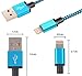 iPhone Cable,5Pack 3FTCharging Cord - Nylon Braided USB Lightning Charger for iPhone 7,SE,5,5s,6,6s,6 Plus,iPad Air,Mini,iPod
