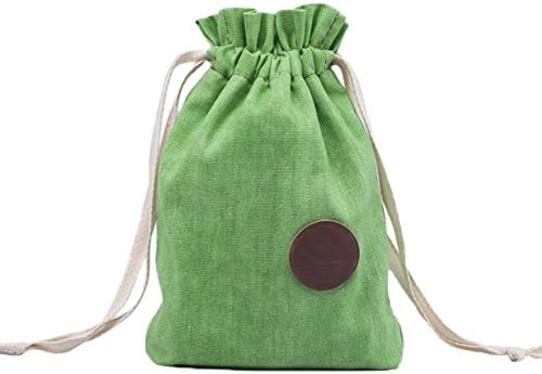 MINI GAGA Drawstring Canvas Storage Bag Pounch for Cameras Phones and Other Gadgets