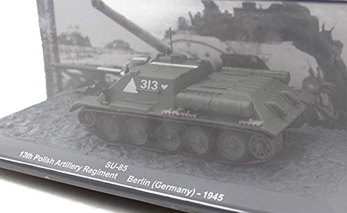 Legierungs-Tank-Modell, Gepanzertes Fahrzeug Modell Deutschland SU-85 Tank Replik 1/72 Militärkollektion Modell… – Bild 3