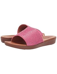 FitFlop Sola sandalia deslizante con cristales para mujer
