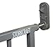 Storkcraft Easy Walk-Thru Metal Safety Gate (Gray) – 27 Inches Tall, Easy to Install, Pet-Friendly, Durable Metal Hardware, Ideal for Children and Larger Pets