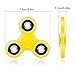 HITASION Hand Spinner Fidget Toys for Adults EDC ADHD Focus Ultra Durable High Speed 1-3 Min Smooth Spin Not Cracked (Yellow)
