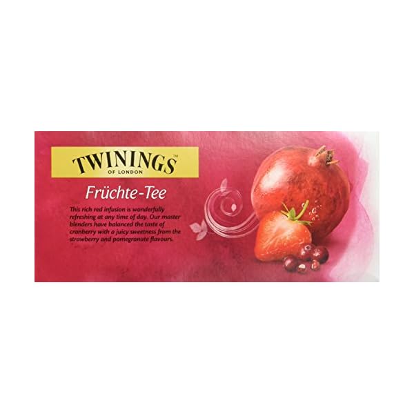 Twinings Früchte-Tee, Ein erfrischender Früchtetee mit fruchtigen Aromen von Moosbeere, Granatapfel und Erdbeere, Tea… – Bild 4
