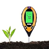 Soil Test Kit, 4-in-1 Soil Moisture/Light/pH Tester