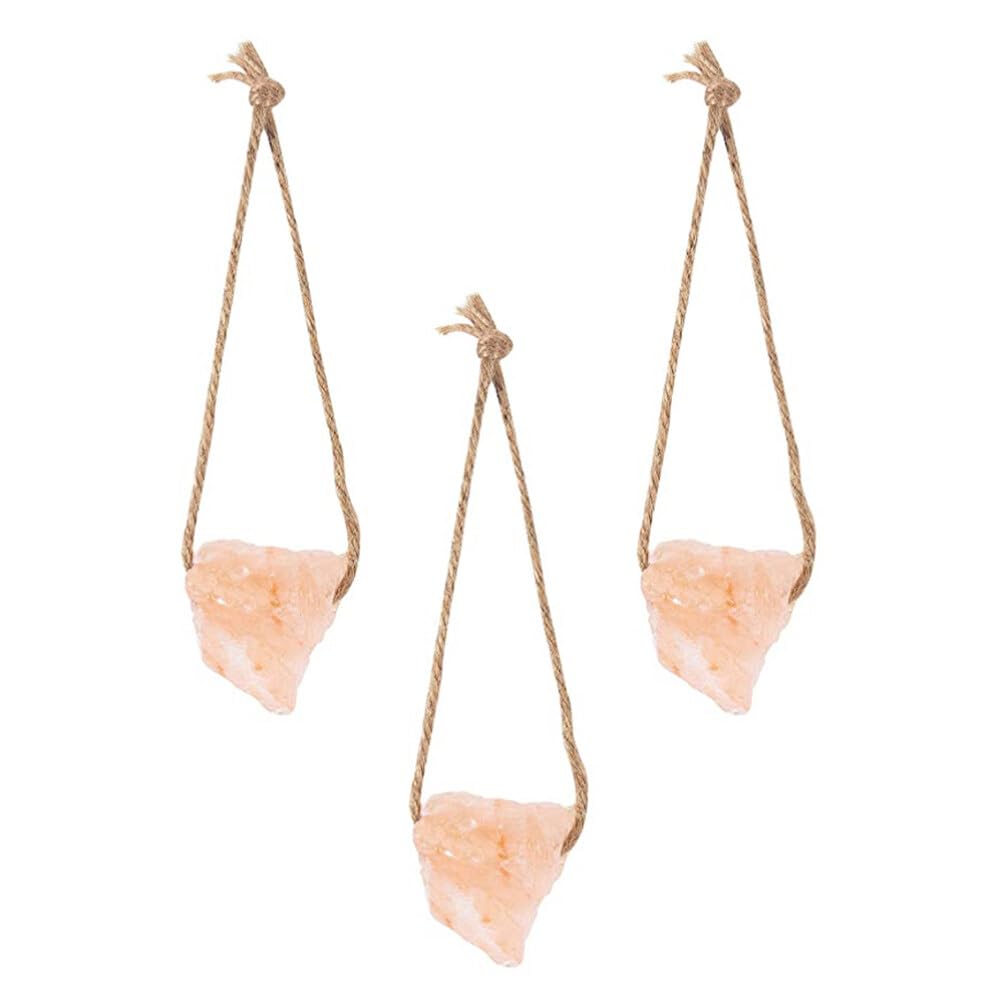 3pcs Pet Salt Blocks for Chewing and Molar Play Toy with Rope for Rabbits and Animals Safe Grinding Plaything