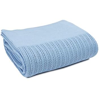 Amazon.com: Open Weave Thermal Blankets- (White): Home ...