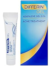 Acne Treatment Differin Gel for Face with Adapalene, Clears and Prevents Acne, Up to 30 Day Supply, 15g Tube