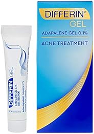 Acne Treatment Differin Gel for Face with Adapalene, Clears and Prevents Acne, Up to 30 Day Supply, 15g Tube