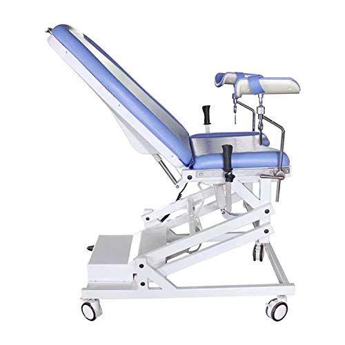 DZWJ Gynecological Examination Bed Chair Stainless Steel Portable Electric Examination Bed Folding Simple Gynecological Operation Bed