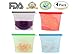 Reusable Silicone Food Storage Bag For Fruits Vegetables Meat Preservation Airtight Container Versatile Cooking Kitchen Set Of 4 PCS