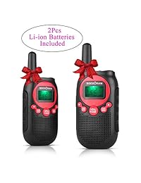 Walkie Talkies para niños FRS / GMRS Walkie Talkies recargable para adultos Radio de dos vías VOX de 0.5W 22CH con batería de ión de litio recargable Mini radios de dos vías para acampar Niños al aire libre Niños Regalos