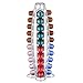 Felji 40 Curved Capsule Coffee Pod Holder Tower Stand Rack for Nespresso