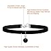 Paxcoo Black Choker Necklaces Set for Teen Girls and Women (15)