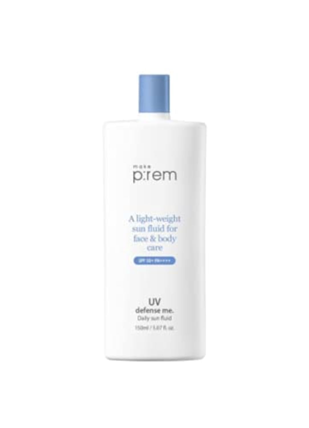 [MAKE P:REM] UV Defense Me Daily Sun Fluid SPF 50+ PA++++ 150ml (Renewal)