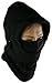 N'Ice Caps Kids Unisex Sherpa Lined Thermal Fleece Balaclava Face Mask (2-3 Years, Black)
