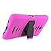 Samsung Galaxy Tab 3 7.0 Case by KIQ TM Full-body Shock Proof Hybrid Heavy Duty Armor Protective Case for Samsung Galaxy Tab 3 7.0 P3200 with Kickstand and Screen Protector (Armor Hot Pink)