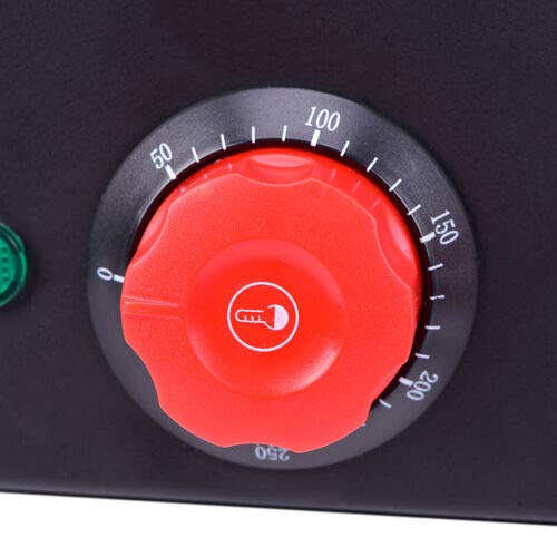 YiiYYaa Electric 30 Hot Dog 11 Roller Grill Cooker Machine with Cover 1650-Watt dual-temperature controls - Commercial Grade [US Stock] - Thumbnail 6