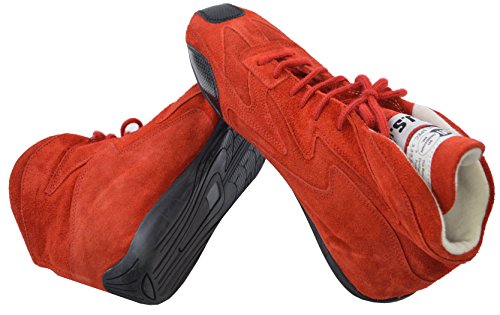 RJS Racing SFI 3.3/5 Racing Driving Shoes RED Mens 12 / Womens 14