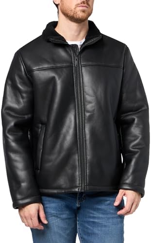 【激レア】極美品TRUE RELIGION レザージャケット True Religion Sherpa PU Jacket for Men – Faux Leather Winter