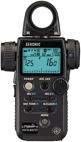 New Sekonic L-758DR-U Flash Master Lightmeter With Exclusive USA Radio Frequency And Exclusive 3-Year Warranty
