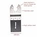 Saw Blades, Baban 25 Pcs Multitool Blades Wood/Soft Metal Oscillating Multitool Quick Release Saw Blades Mixed Universal Blade Set Compatible with Most of Oscillating Tool