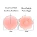 Aomh Invisible Adhesive Bra 2 Pack Sticky Bra Reusable Push up Invisible Women Bra Drawstring Silicone Bras (B) Beige