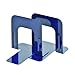 STEELMASTER Economy Steel 5 Inch Bookends, 1 Pair, Cobalt Blue (241005008)