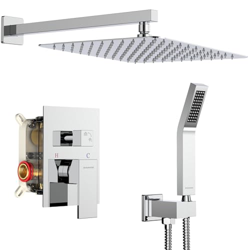 SR SUN RISE SRSH-D1203 Shower System Polished Chrome